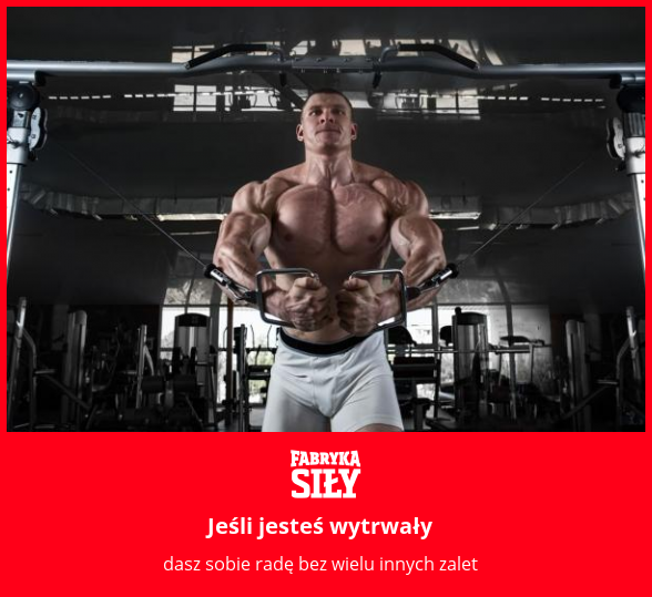Jeśli jesteś wytrwały - motywacja do treningu - Fabryka Siły