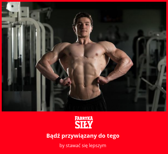 Bądź przywiązany do tego - motywacja do treningu - Fabryka Siły