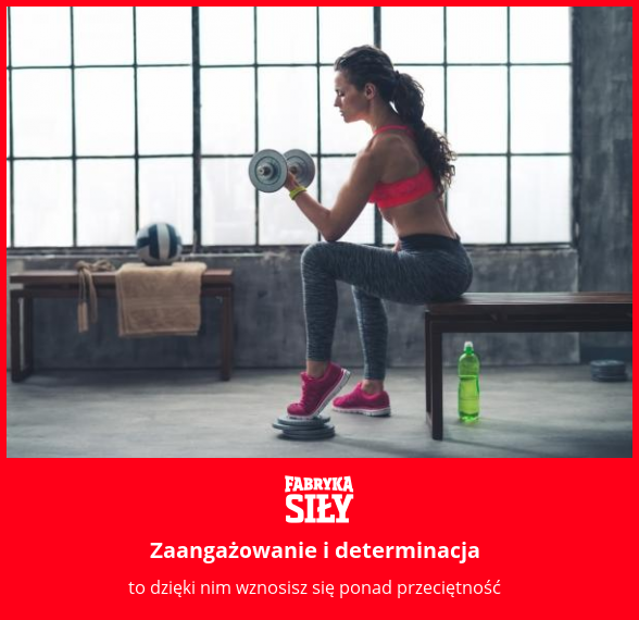 Zaangażowanie i determinacja - motywacja do treningu - Fabryka Siły