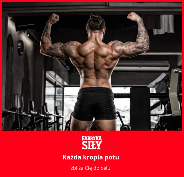 Każda kropla potu  - motywacja do treningu - Fabryka Siły