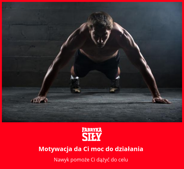 Motywacja da Ci moc do działania - motywacja do treningu - Fabryka Siły