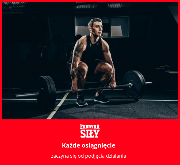 Każde osiągnięcie - motywacja do treningu - Fabryka Siły