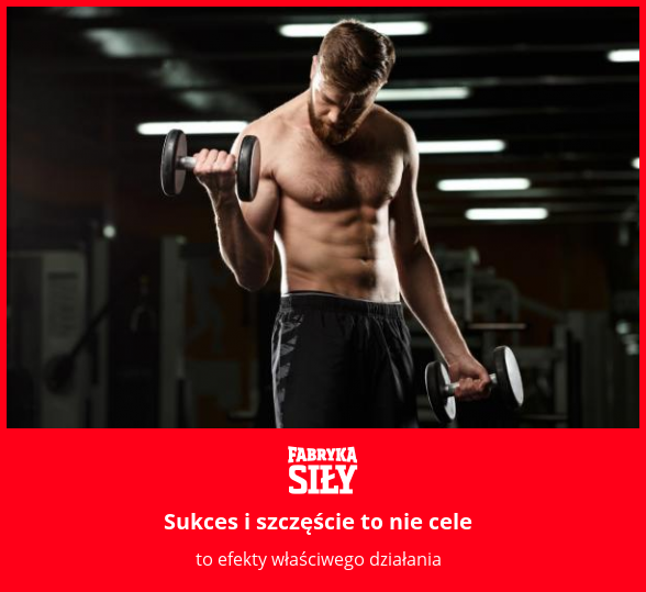 Sukces i szczęście to nie cele - motywacja do treningu - Fabryka Siły