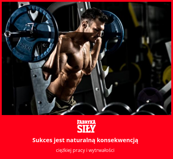 Sukces jest naturalną konsekwencją - motywacja do treningu - Fabryka Siły