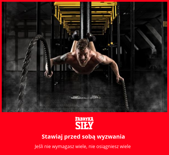 Stawiaj przed sobą wyzwania - motywacja do treningu - Fabryka Siły