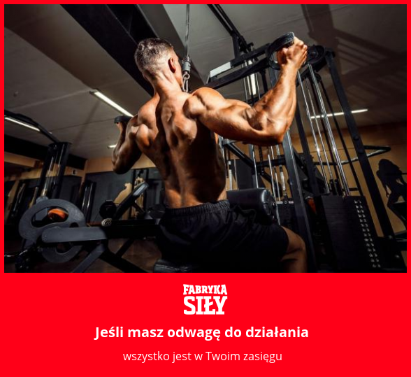 Jeśli masz odwagę do działania - motywacja do treningu - Fabryka Siły