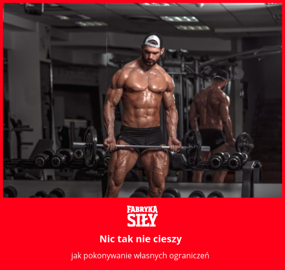Nic tak nie cieszy - motywacja do treningu - Fabryka Siły