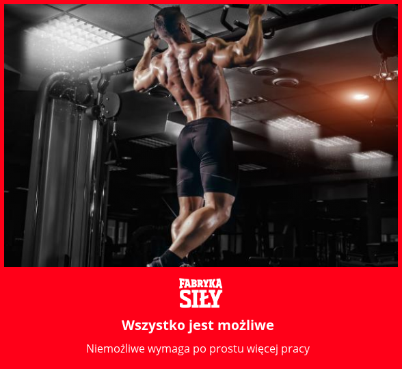 Wszystko jest możliwe - motywacja do treningu - Fabryka Siły
