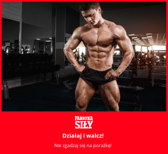 Działaj i walcz! - motywacja do treningu - Fabryka Siły