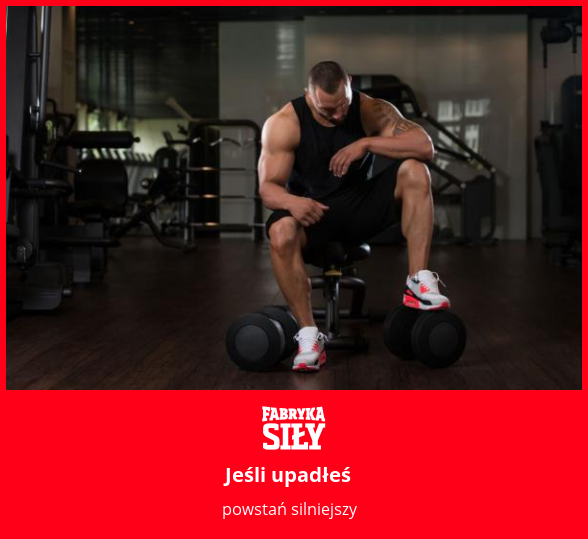 Jeśli upadłeś - motywacja do treningu - Fabryka Siły