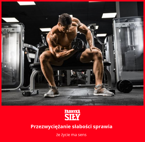 Przezwyciężanie słabości sprawia - motywacja do treningu - Fabryka Siły