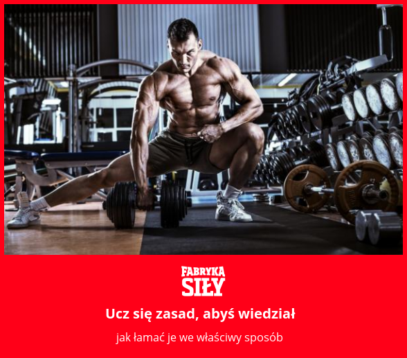 Ucz się zasad, abyś wiedział - motywacja do treningu - Fabryka Siły