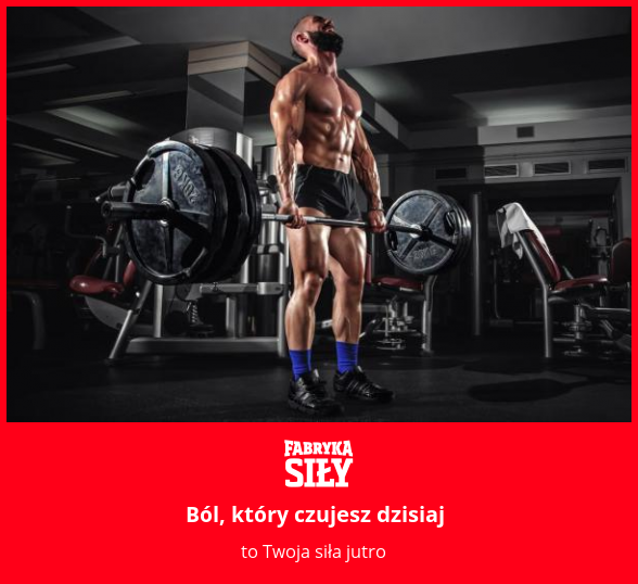 Ból, który czujesz dzisiaj - motywacja do treningu - Fabryka Siły
