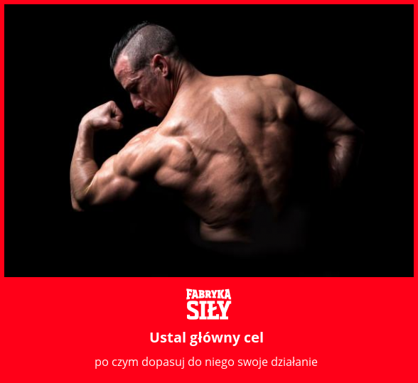 Ustal główny cel - motywacja do treningu - Fabryka Siły