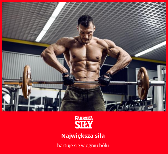 Największa siła  - motywacja do treningu - Fabryka Siły
