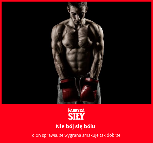 Nie bój się bólu - motywacja do treningu - Fabryka Siły