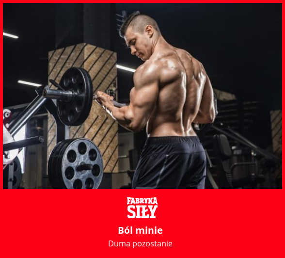 Ból minie - motywacja do treningu - Fabryka Siły