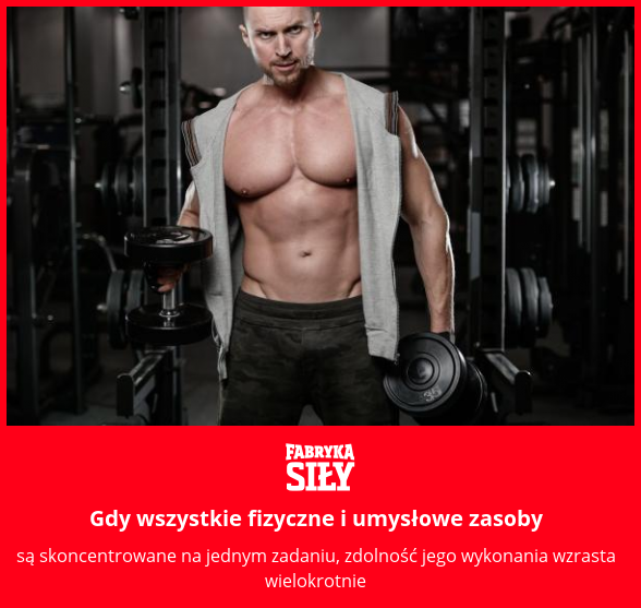 Gdy wszystkie fizyczne i umysłowe zasoby - motywacja do treningu - Fabryka Siły