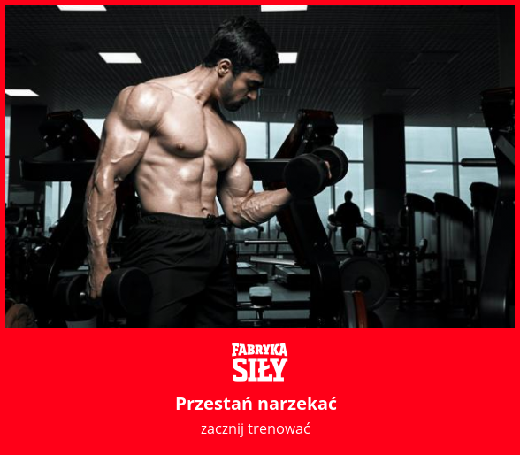 Przestań narzekać - motywacja do treningu - Fabryka Siły