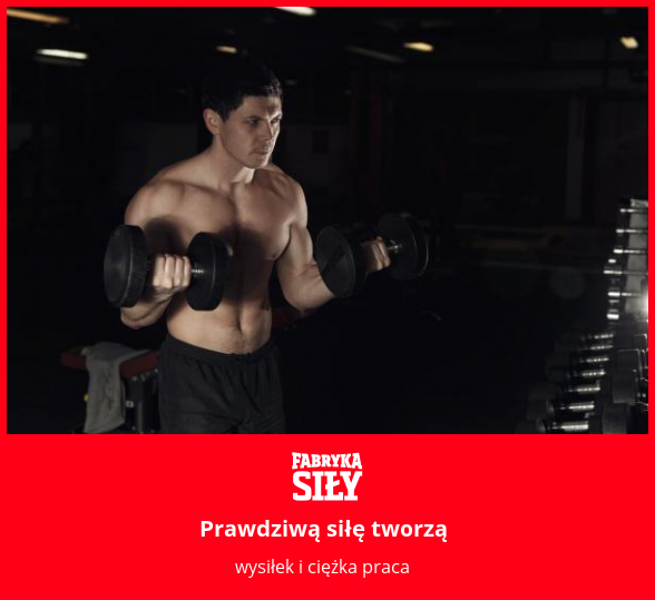 Prawdziwą siłę tworzą - motywacja do treningu - Fabryka Siły