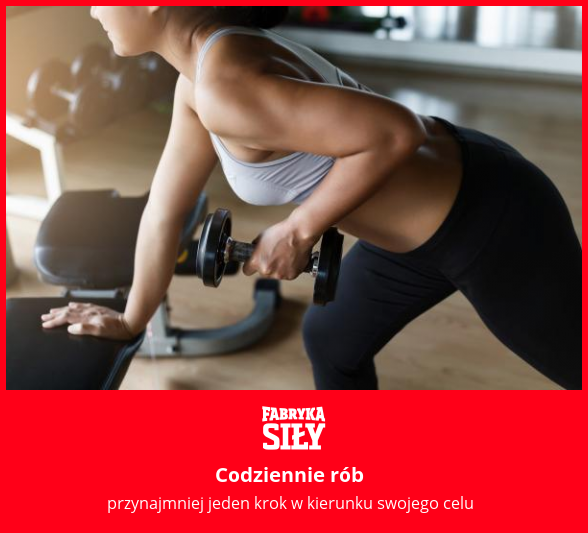 Codziennie rób - motywacja do treningu - Fabryka Siły