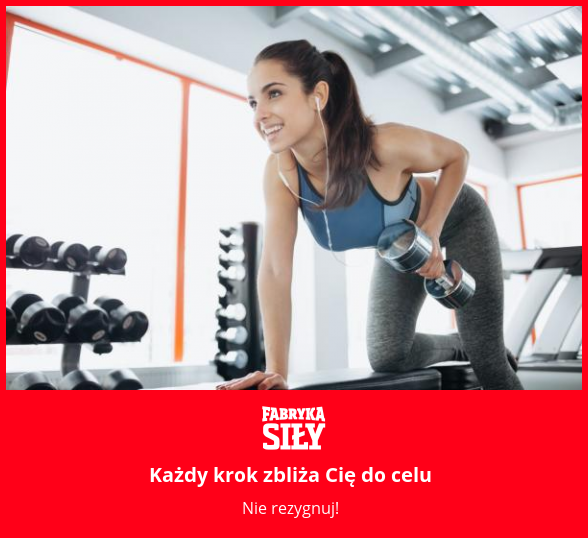 Każdy krok zbliża Cię do celu - motywacja do treningu - Fabryka Siły