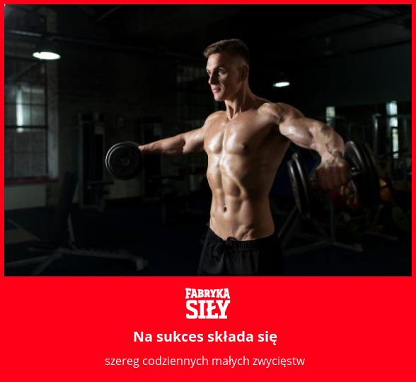 Na sukces składa się - motywacja do treningu - Fabryka Siły