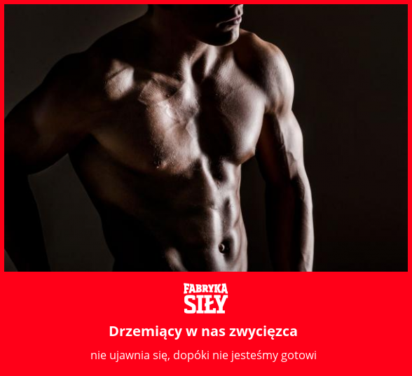 Drzemiący w nas zwycięzca - motywacja do treningu - Fabryka Siły