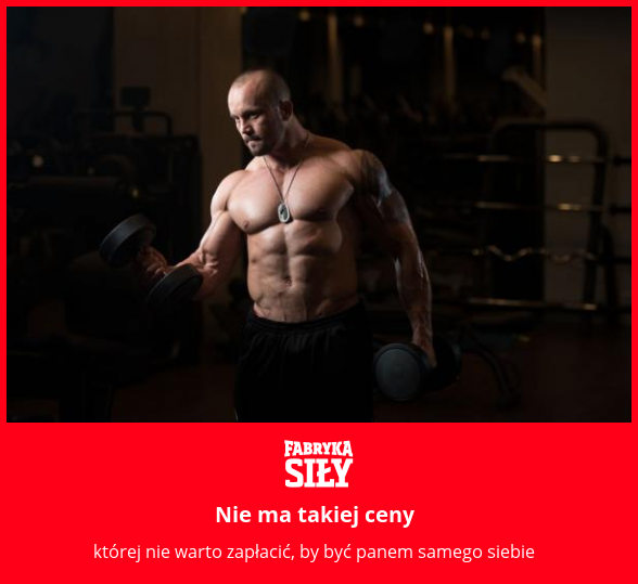 Nie ma takiej ceny - motywacja do treningu - Fabryka Siły