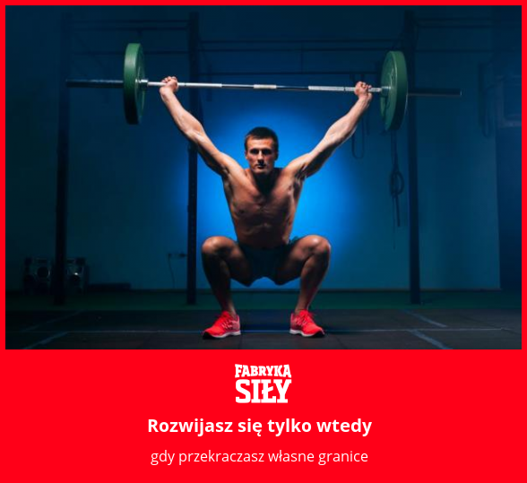 Rozwijasz się tylko wtedy - motywacja do treningu - Fabryka Siły