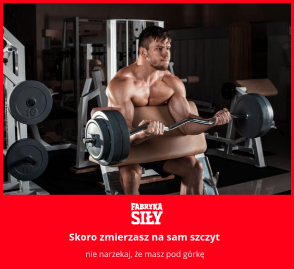 Skoro zmierzasz na sam szczyt - motywacja do treningu - Fabryka Siły