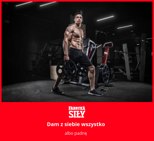 Dam z siebie wszystko - motywacja do treningu - Fabryka Siły