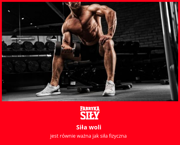Siła woli - motywacja do treningu - Fabryka Siły