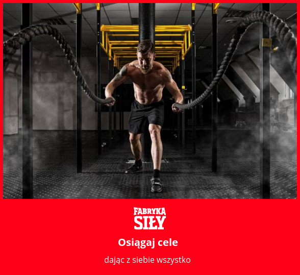 Osiągaj cele - motywacja do treningu - Fabryka Siły