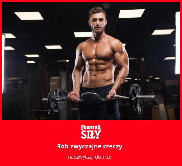 Rób zwyczajne rzeczy - motywacja do treningu - Fabryka Siły