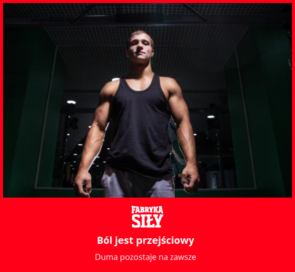 Ból jest przejściowy - motywacja do treningu - Fabryka Siły