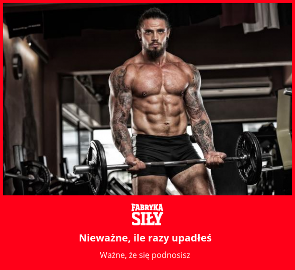 Nieważne, ile razy upadłeś - motywacja do treningu - Fabryka Siły