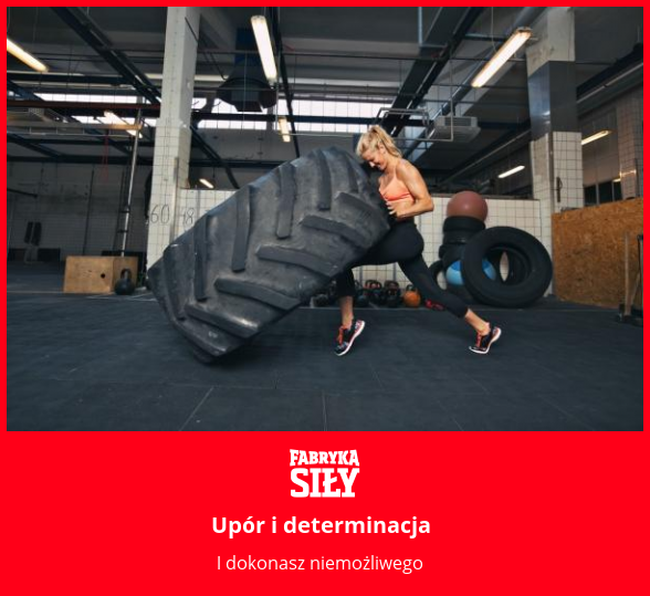 Upór i determinacja - motywacja do treningu - Fabryka Siły
