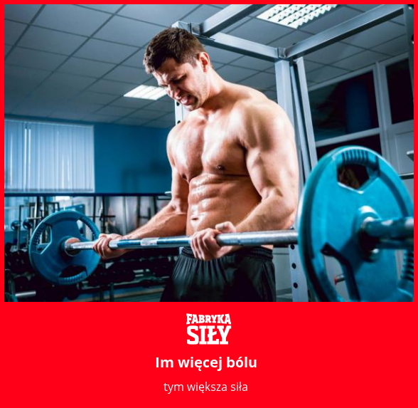 Im więcej bólu - motywacja do treningu - Fabryka Siły