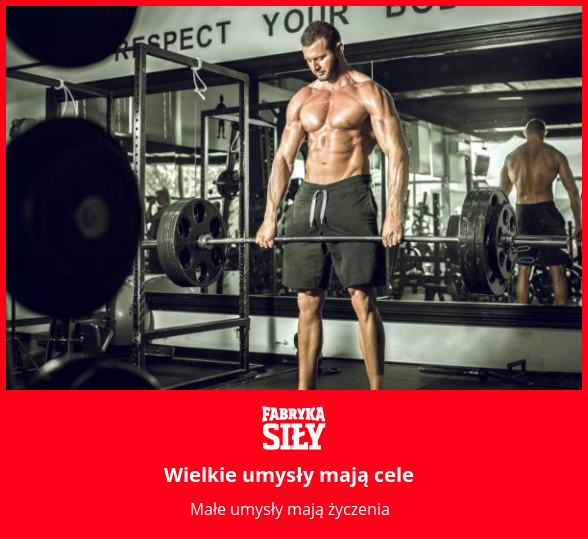 Wielkie umysły mają cele - motywacja do treningu - Fabryka Siły