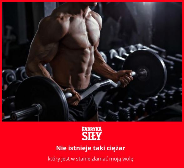 Nie istnieje taki ciężar - motywacja do treningu - Fabryka Siły