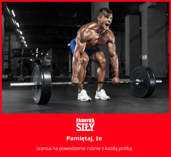 Pamiętaj, że  - motywacja do treningu - Fabryka Siły