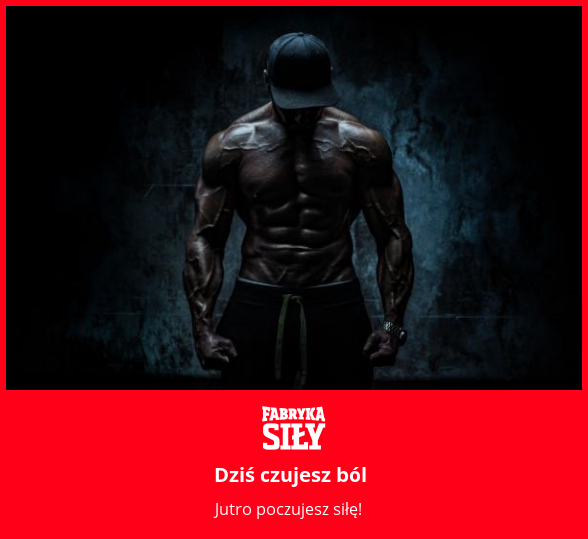 Dziś czujesz ból - motywacja do treningu - Fabryka Siły