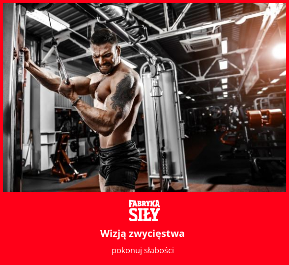 Wizją zwycięstwa  - motywacja do treningu - Fabryka Siły