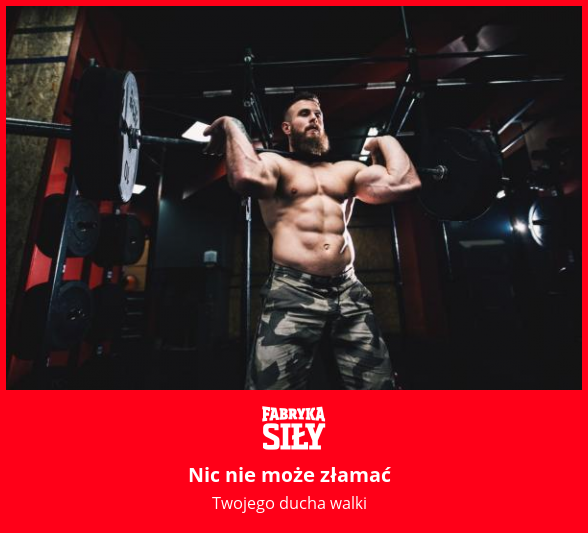 Nic nie może złamać  - motywacja do treningu - Fabryka Siły