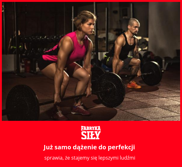 Już samo dążenie do perfekcji - motywacja do treningu - Fabryka Siły