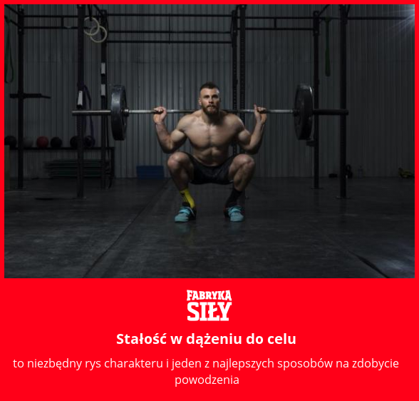 Stałość w dążeniu do celu - motywacja do treningu - Fabryka Siły
