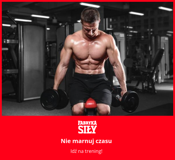 Nie marnuj czasu - motywacja do treningu - Fabryka Siły