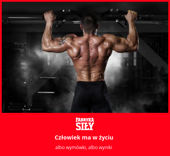 Człowiek ma w życiu - motywacja do treningu - Fabryka Siły