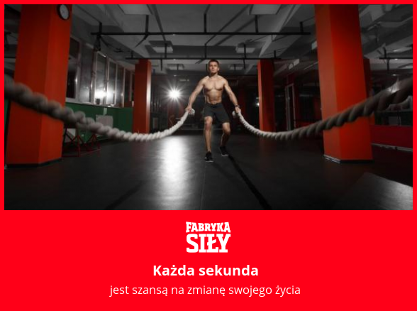 Każda sekunda - motywacja do treningu - Fabryka Siły